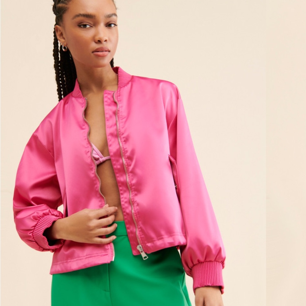 NWT Free People 🩷 Echo Bomber Jacket